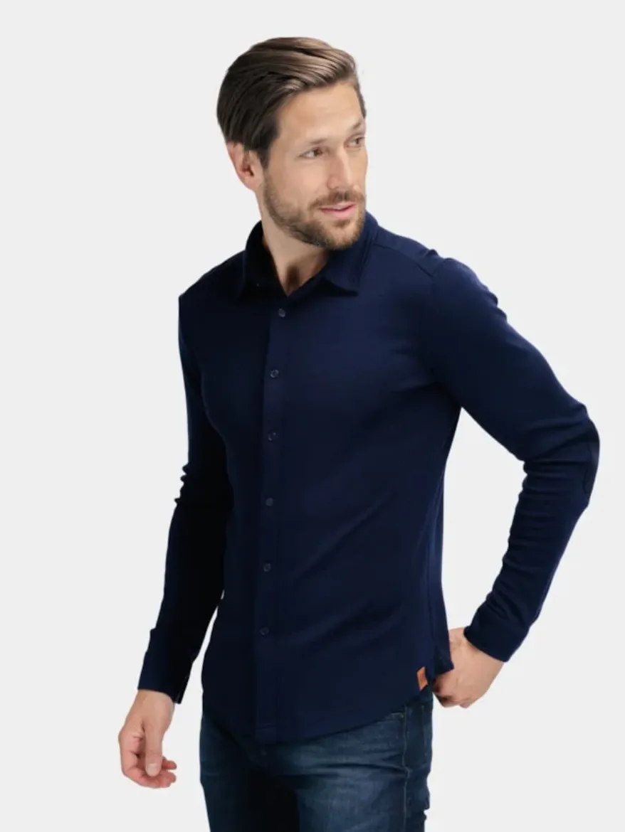 Bilde av WoolLand Vefsna Shirt Man B00 Blue Ink